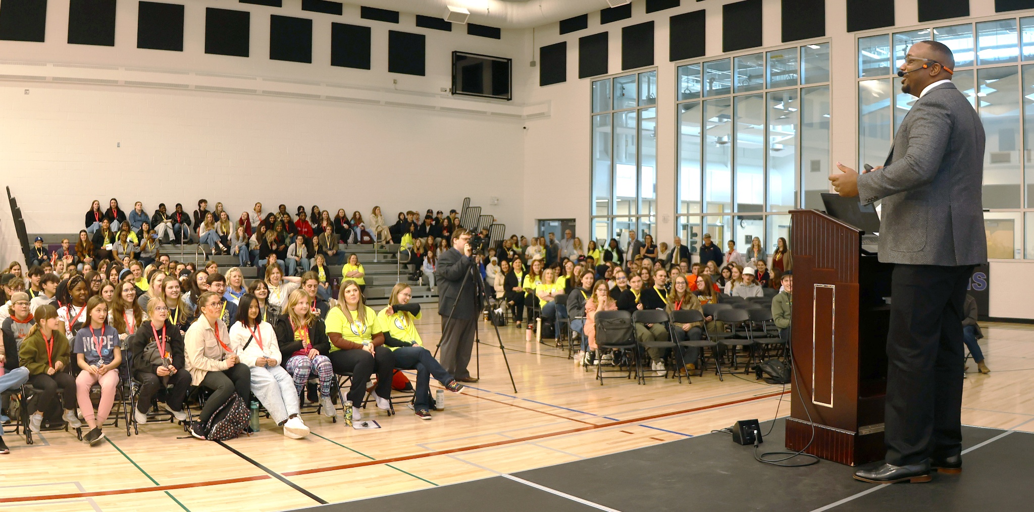 Opening Keynote Speaker Bryan Saint Louis address student leaders
